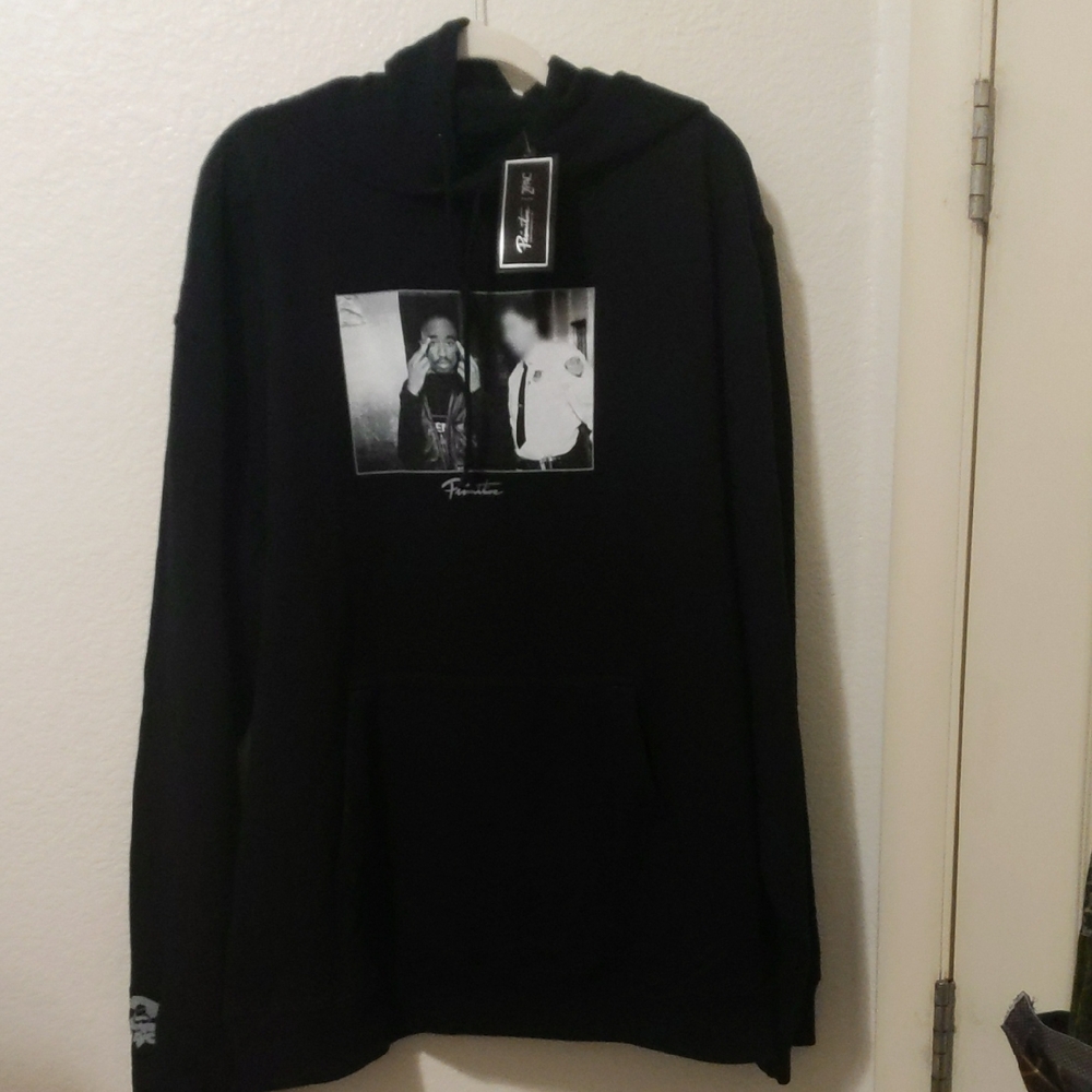 2Pac & Primitive Collab Black Hoodie XL